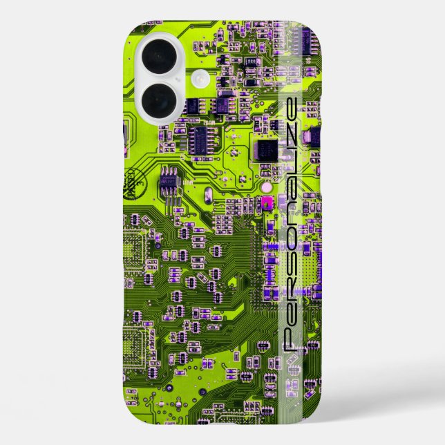 Funda iPhone 16 Plus Placa de circuito impreso del conjunto PCB del cir (Reverso )