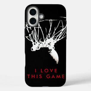 Funda iPhone 16 Plus Pop Art Love Baloncesto