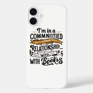 Funda iPhone 16 Plus Portada para iPhone de gusano de biblioteca