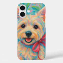 Funda iPhone 16 Plus Preppy Westie