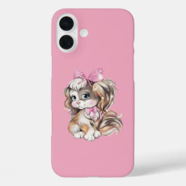 Funda iPhone 16 Plus Puppy