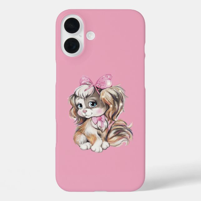 Funda iPhone 16 Plus Puppy (Reverso )