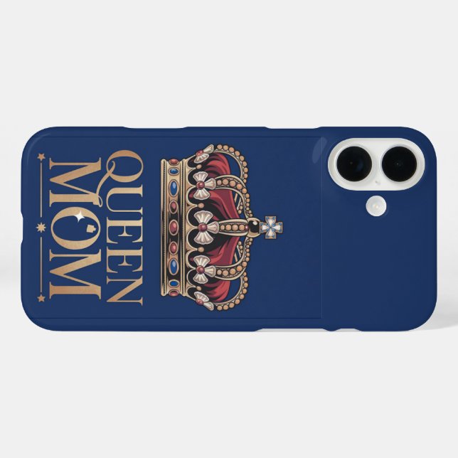 Funda iPhone 16 Plus Queen Mom Crown (Reverso  (Horizontal))