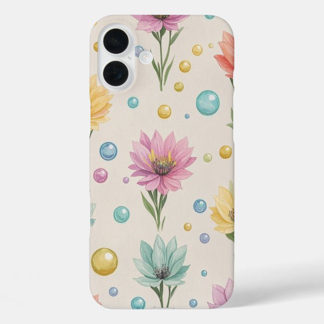 Funda iPhone 16 Plus Radiancia de oro Rosa: estuche para iPhone de lujo (Reverso )