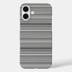 Funda iPhone 16 Plus Rayas grises lindas
