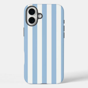 Funda iPhone 16 Plus Rayas inmaduras Azul suave