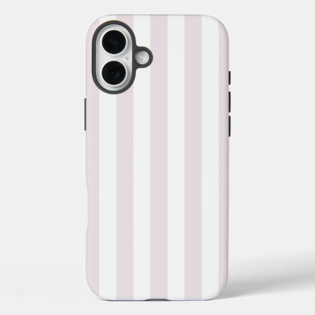 Funda iPhone 16 Plus Rayas inmaduras Pastel Rosa (Reverso )