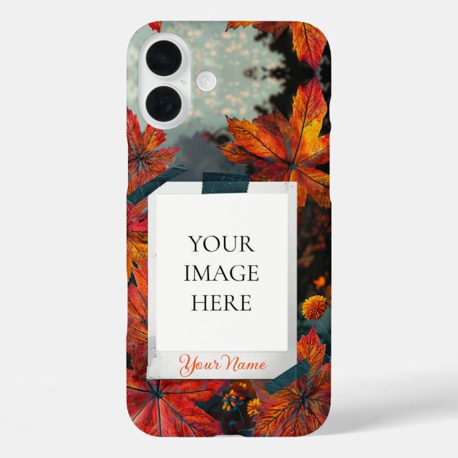 Funda iPhone 16 Plus Recuerdos de otoño (Reverso )