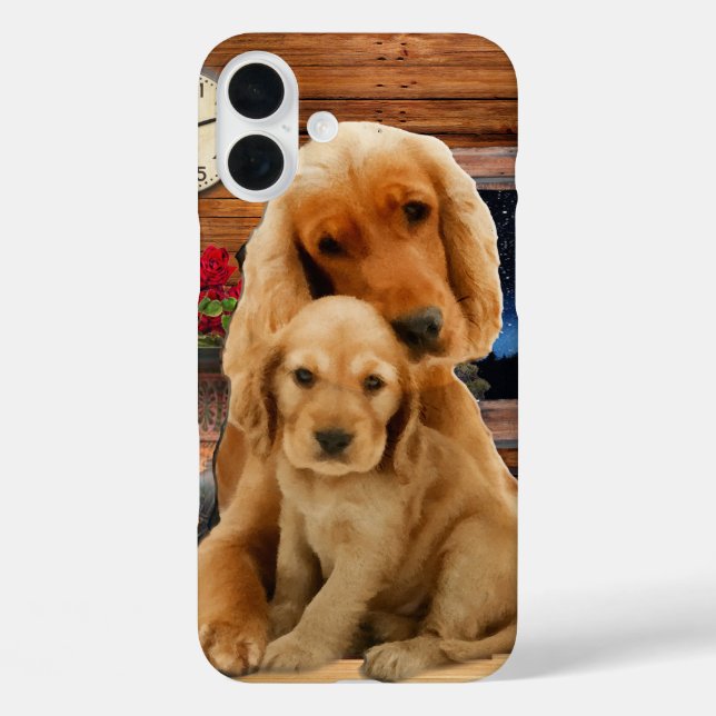 Funda iPhone 16 Plus Recuperador de Labrador (Reverso )