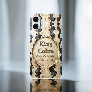 Funda iPhone 16 Plus Regal Serpent: El Rey Cobra