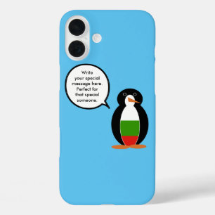 Funda iPhone 16 Plus Regalo personalizado de bandera búlgara fauna ping