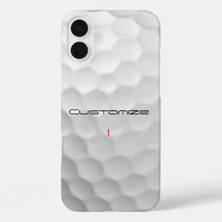 Funda iPhone 16 Plus Regalos de Pelotas de Golf Personalizadas Serie de