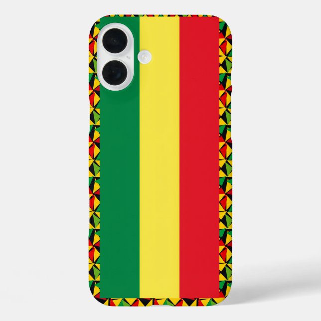 Funda iPhone 16 Plus Reggae Rasta iPhone Case  (Reverso )