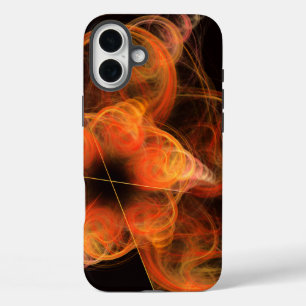 Funda iPhone 16 Plus relámpagos arte abstracto