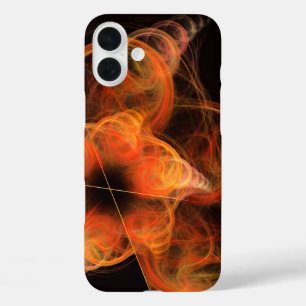 Funda iPhone 16 Plus relámpagos arte abstracto