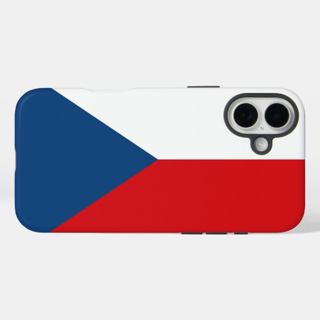 Funda iPhone 16 Plus República Checa (Reverso (Horitonzal))