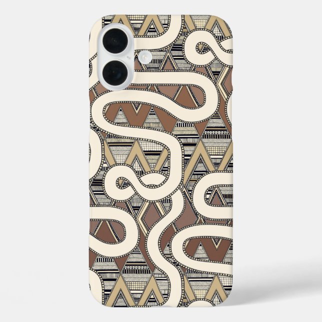 Funda iPhone 16 Plus RESA mocha (Reverso )