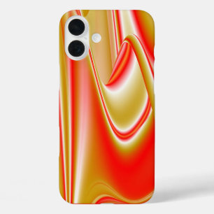 Funda iPhone 16 Plus Resumen de amor y oro en 3D Rainbowart