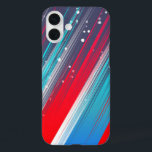 Funda iPhone 16 Plus Resumen de Guay Pincel azul rojo<br><div class="desc">Resumen de Guay Pincel azul rojo</div>