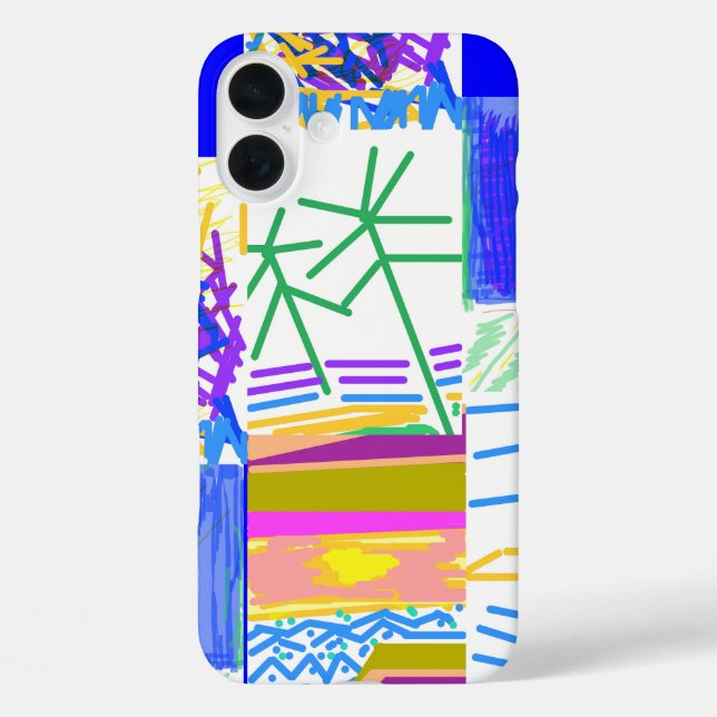 Funda iPhone 16 Plus Resumen festivo (Reverso )