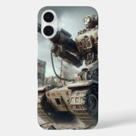 Funda iPhone 16 Plus Robot Tank