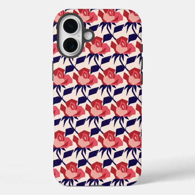 Funda iPhone 16 Plus Rosa de Rubor (Reverso )