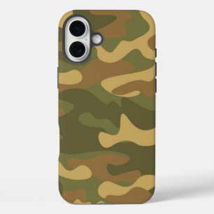 Funda iPhone 16 Plus Sand Brown Camo