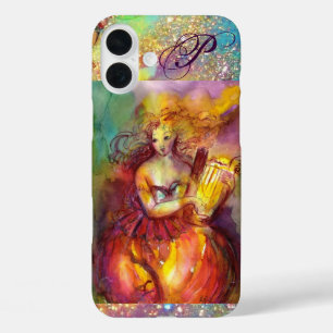 FUNDA iPhone 16 PLUS SAPPHO, BAILE, MÚSICA Y MONOGRAMA DE POESÍA