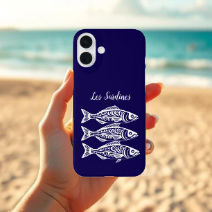 Funda iPhone 16 Plus Sardinas-Azul Hawaiano