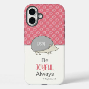 Funda iPhone 16 Plus Sea alegre siempre cutáneo edgehog