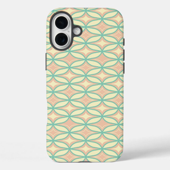 Funda iPhone 16 Plus  Seamless geometric pattern in diamond shapes  (Reverso )