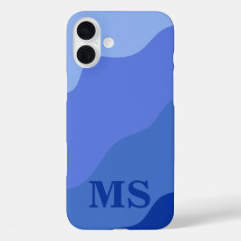 Funda iPhone 16 Plus Seascape with Beach, Great Wave & Mount Sea Case