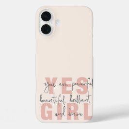 Funda iPhone 16 Plus Sí Chica