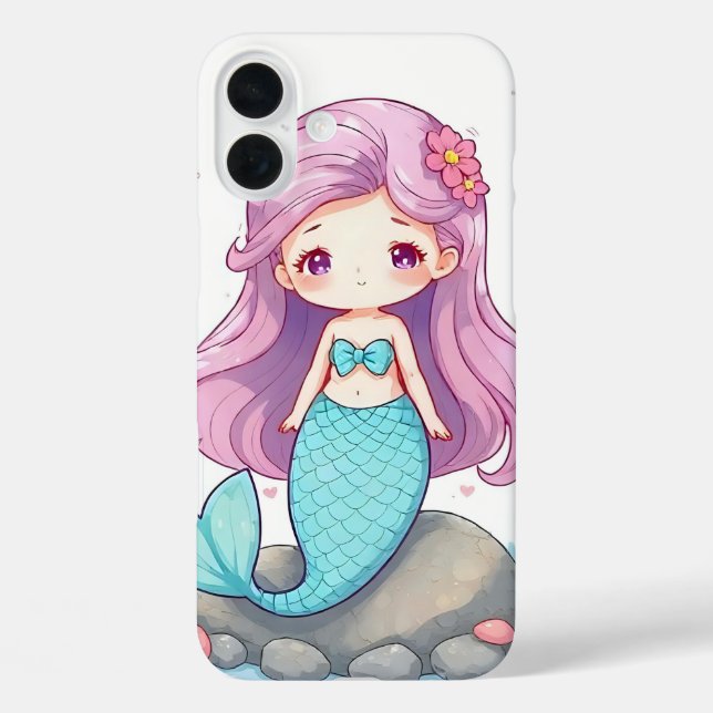 Funda iPhone 16 Plus Sirena (Reverso )