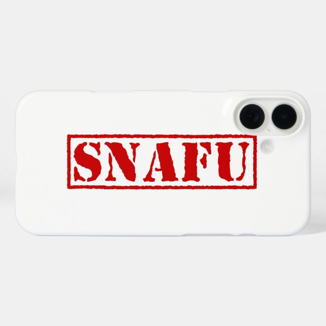 FUNDA iPhone 16 PLUS SNAFU (Reverso  (Horizontal))