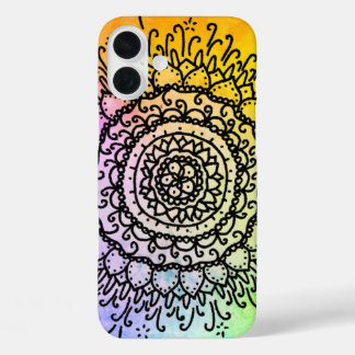 Funda iPhone 16 Plus Sonne Mandala