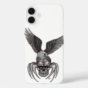 Funda iPhone 16 Plus Spiderskull con águila