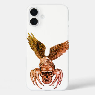 Funda iPhone 16 Plus Spiderskull con águila