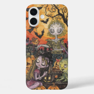 Funda iPhone 16 Plus Spooky Cute Halloween iPhone 16 Plus Funda.