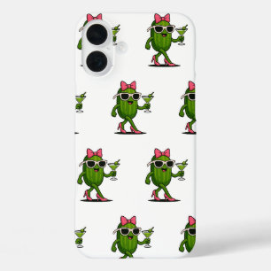 Funda iPhone 16 Plus Sra. Cucumber Chic