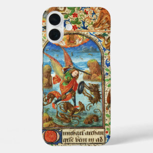 Funda iPhone 16 Plus ST. MICHAEL ARCHANGEL Y DRAGON flamenco Ministra