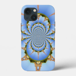Funda iPhone 16 Plus Sueño parisino | Torre Eiffel Calidoscopio Cielo A