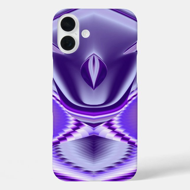 Funda iPhone 16 Plus Sueños de flores moradas (Reverso )