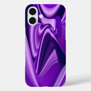 Funda iPhone 16 Plus Sueños de flores moradas