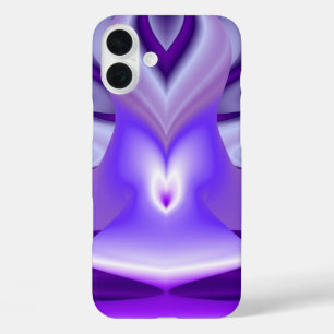 Funda iPhone 16 Plus Sueños de flores moradas