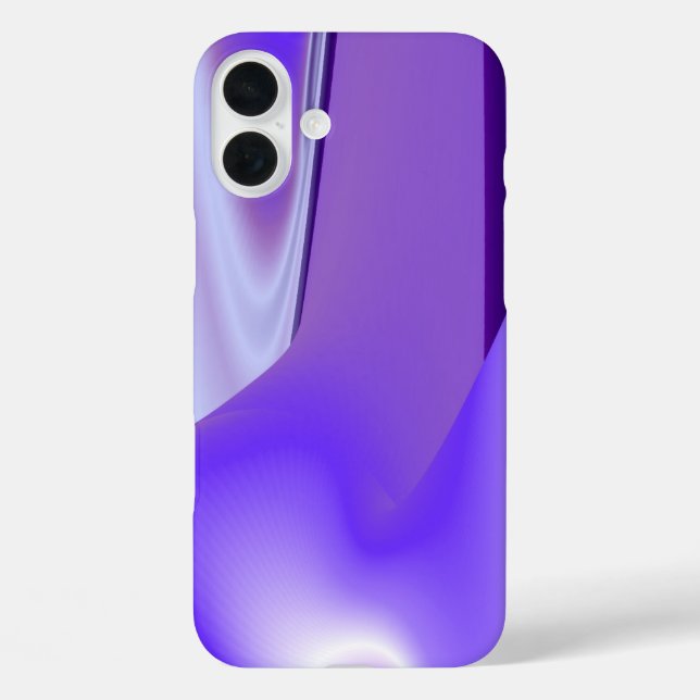 Funda iPhone 16 Plus Sueños de flores moradas (Reverso )