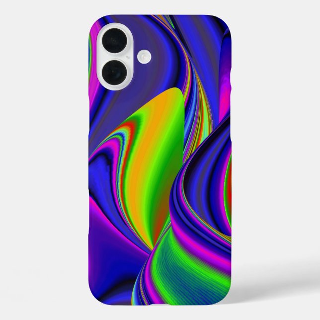 Funda iPhone 16 Plus Summerrainbow , Resumen del Rainbowart 3D (Reverso )