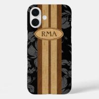 Sunset Beach Faux Wood Surfboard Hawaii Monograma
