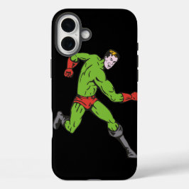 Funda iPhone 16 Plus Superhéroe verde