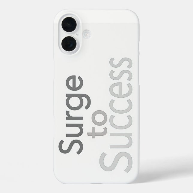 Funda iPhone 16 Plus Surge hasta el éxito (Reverso )